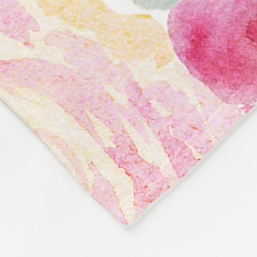 Klashandschilfering voor waterverf fleece deken (Hoek)