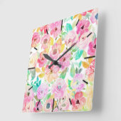 Klashandschilfering voor waterverf vierkante klok (Hoek)