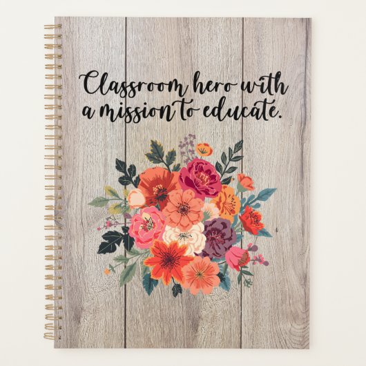 Klasheldenmissie om ontwerp te onderwijzen planner (Voorkant)