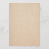 KLASISCHE WEDING MENU-KAART MENU (Achterkant)