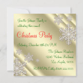 Klaskerstboomfeestuitnodiging Kaart (Achterkant)