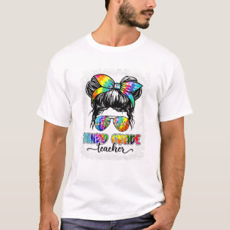 Klasleraar Rommelige Knot Tie Dye T-shirt