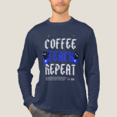 Klaslokaal Bedankt Docent Uitspraken Tri-Blend Shirt (Voorkant volledig)