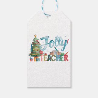 Klaslokaal Cadeau | Prettig Kerstfeest Vrolijke Ju Cadeaulabel