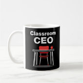 Klaslokaal CEO Funny Teacher Koffiemok (Links)