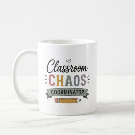 Klaslokaal Chaos Coördinator Grappige Leraar Koffiemok