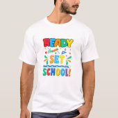 Klaslokaal Decor Groeimindset Studentenposter T-shirt (Voorkant)