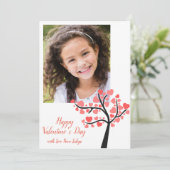 Klaslokaal Foto Valentijnsdag Feestdagenkaart (Staand voorkant)