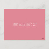 Klaslokaal kinder Valentijnse. Schattigee kat. Wee Feestdagenkaart (Achterkant)