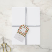 Klaslokaal Plaid Cadeau Labels | A Cadeaulabel (Met Touw)