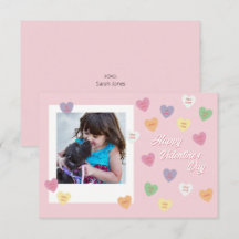 Klaslokaal Valentijns Gesprek Hart Fotokaart