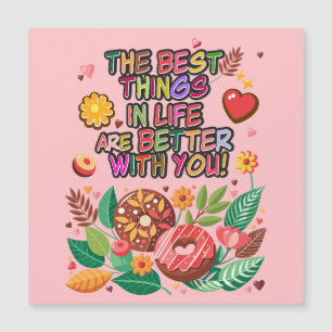 Klaslokaal Valentijnsdag Boho Donuts en Flowers