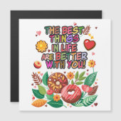 Klaslokaal Valentijnsdag Boho Donuts en Flowers (Voorkant / Achterkant)