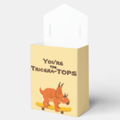 Klaslokaal Valentijnsdag dinosaurus grappig schatt Bedankdoosjes (Geopend)