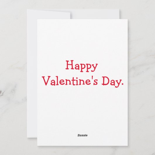 Klaslokaal Valentijnse kaart plezier (Achterkant)