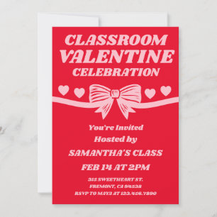 Klaslokaal Valentijnsfeest Kaart