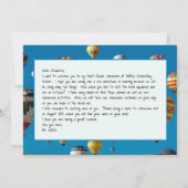 Klaslokaal Welkomstbericht Hete Luchtballons Kaart (Achterkant)