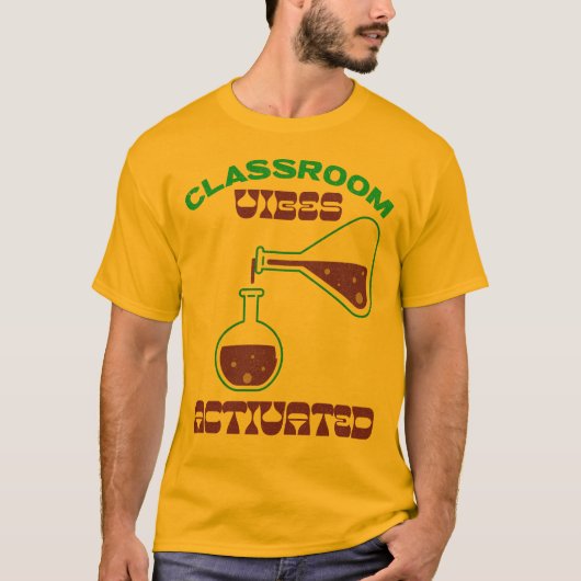 Klaslucht Geactiveerd Klasleraar T-shirt (Voorkant)