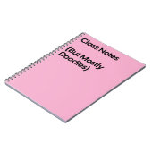Klasnotities Doodles Notitieboek (Linkerzijde)