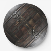 Klaspen op hout papieren bordje (Voorkant)