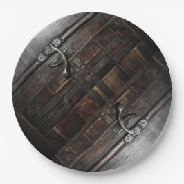 Klaspen op hout papieren bordje