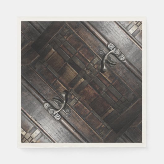 Klaspen op hout servet (Voorkant)