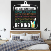 Klasregels Canvas Afdruk (Insitu (Slaapkamer))