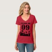 Klasreünie Klas van 09 Afstuderen T-shirt (Voorkant volledig)