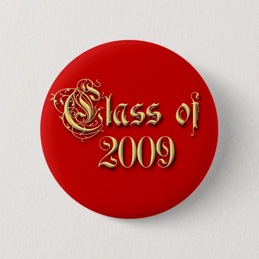Klasreünie klas van 2009  ronde button 5,7 cm (Voorkant)