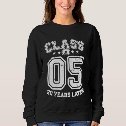 Klasse 05 20e middelbare school alumni 20 jaar 202 trui (Voorkant)