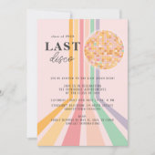 Klasse 0f 2024 Laatste Dans Retro Afstudeerfeest Kaart (Voorkant)