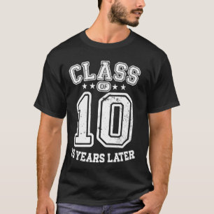 Klasse 10 15e middelbare school alumni 15 jaar 202 t-shirt