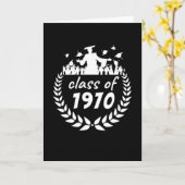 klasse 1970 afstuderen of reünie per jaar kaart (Gele Bloem)