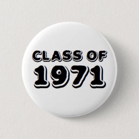 klasse 1971 ronde button 5,7 cm (Voorkant)