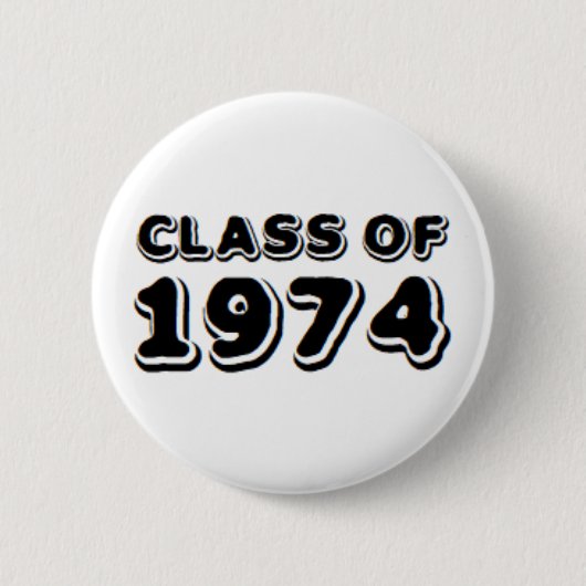 klasse 1974 ronde button 5,7 cm (Voorkant)
