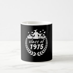 klasse 1975 afstuderen of reünie per jaar koffiemok