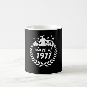klasse 1977 afstuderen of reünie, per jaar koffiemok