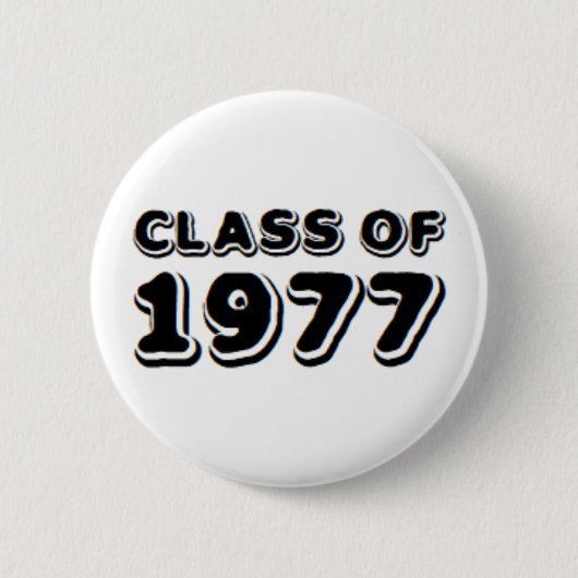 klasse 1977 ronde button 5,7 cm (Voorkant)