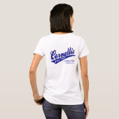 Klasse 1978 Corvallis-Logo met Swoosh op Terug T-shirt (Achterkant volledig)