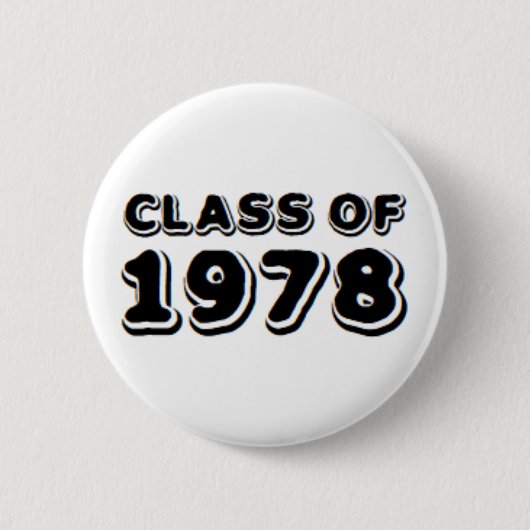 klasse 1978 ronde button 5,7 cm (Voorkant)