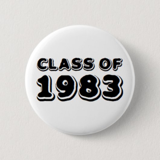 klasse 1983 ronde button 5,7 cm (Voorkant)