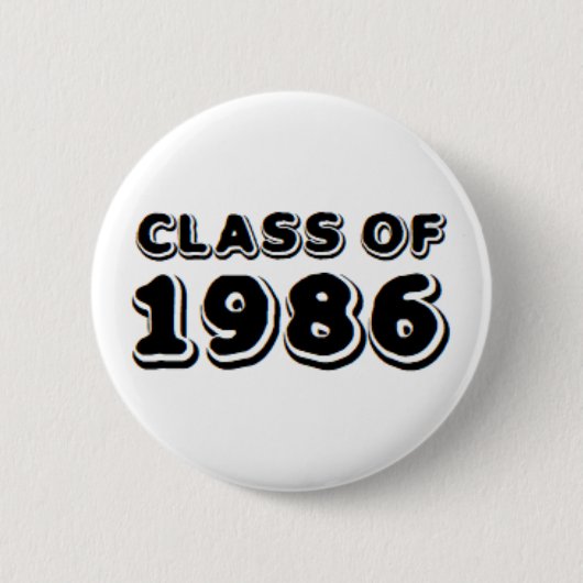 klasse 1986 ronde button 5,7 cm (Voorkant)
