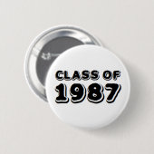 klasse 1987 ronde button 5,7 cm (Voorkant /achterkant)