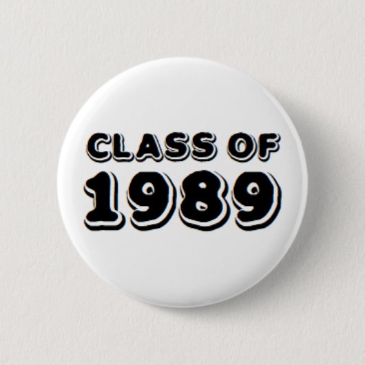 klasse 1989 ronde button 5,7 cm (Voorkant)