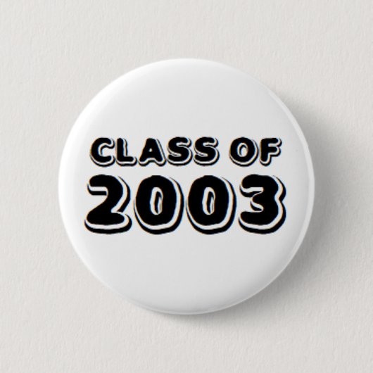 klasse 2003 ronde button 5,7 cm (Voorkant)