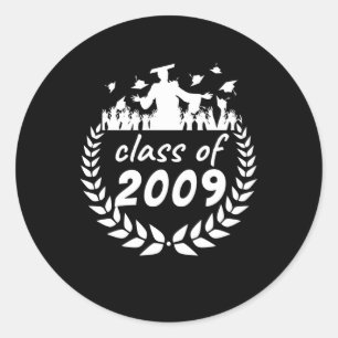 klasse 2009: afstuderen- of reüleontwerp door ronde sticker