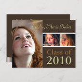 Klasse 2010 Briefkaarten voor het uitnodigen van A (Voorkant / Achterkant)