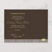 Klasse 2010 Briefkaarten voor het uitnodigen van A (Achterkant)