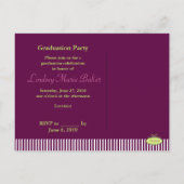 Klasse 2010 Briefkaarten voor het uitnodigen van A (Achterkant)