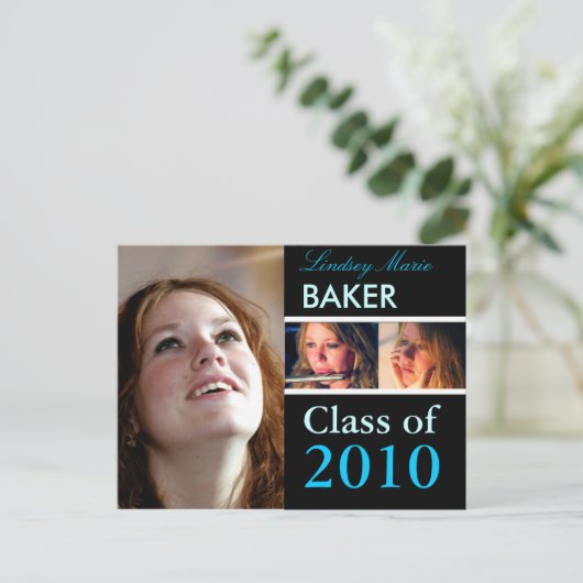 Klasse 2010 Briefkaarten voor het uitnodigen van A (Staand voorkant)
